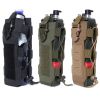 1pc Molle Water Bottle Bag; Travel Camping Hiking Kettle Holder Carrier Pouch; Outdoor Accessories